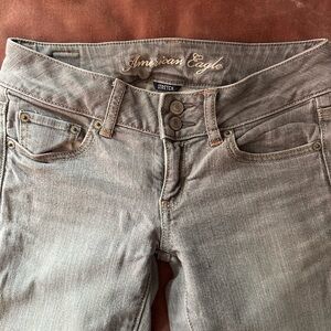 American Eagle super skinny Gray Jeans